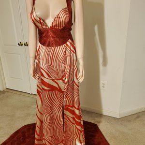 TERANI Intrigue Ombre Formal Dress | Blush Black Sequin Sleeveless Gown